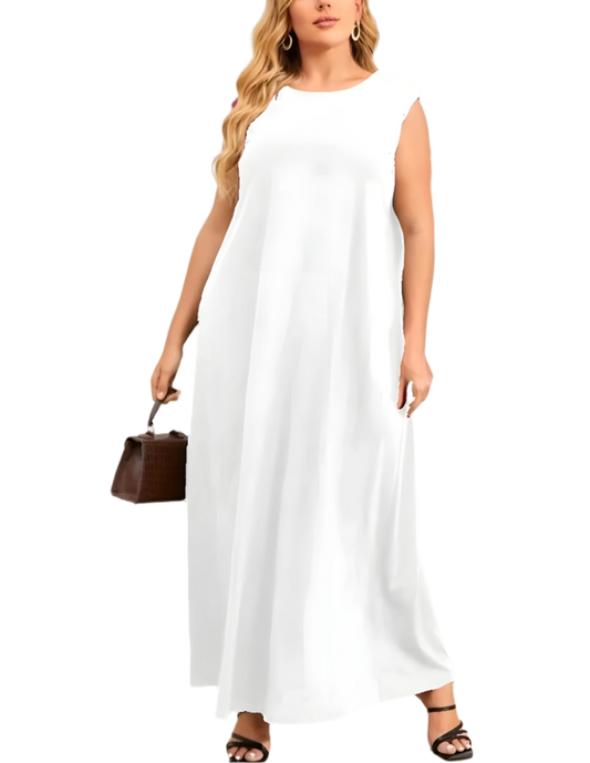 Casual Sleeveless Dress for Summer - Basic