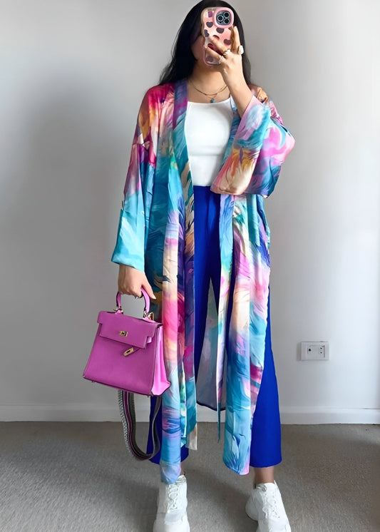 Three-Piece Set – Kimono, Trousers & Top