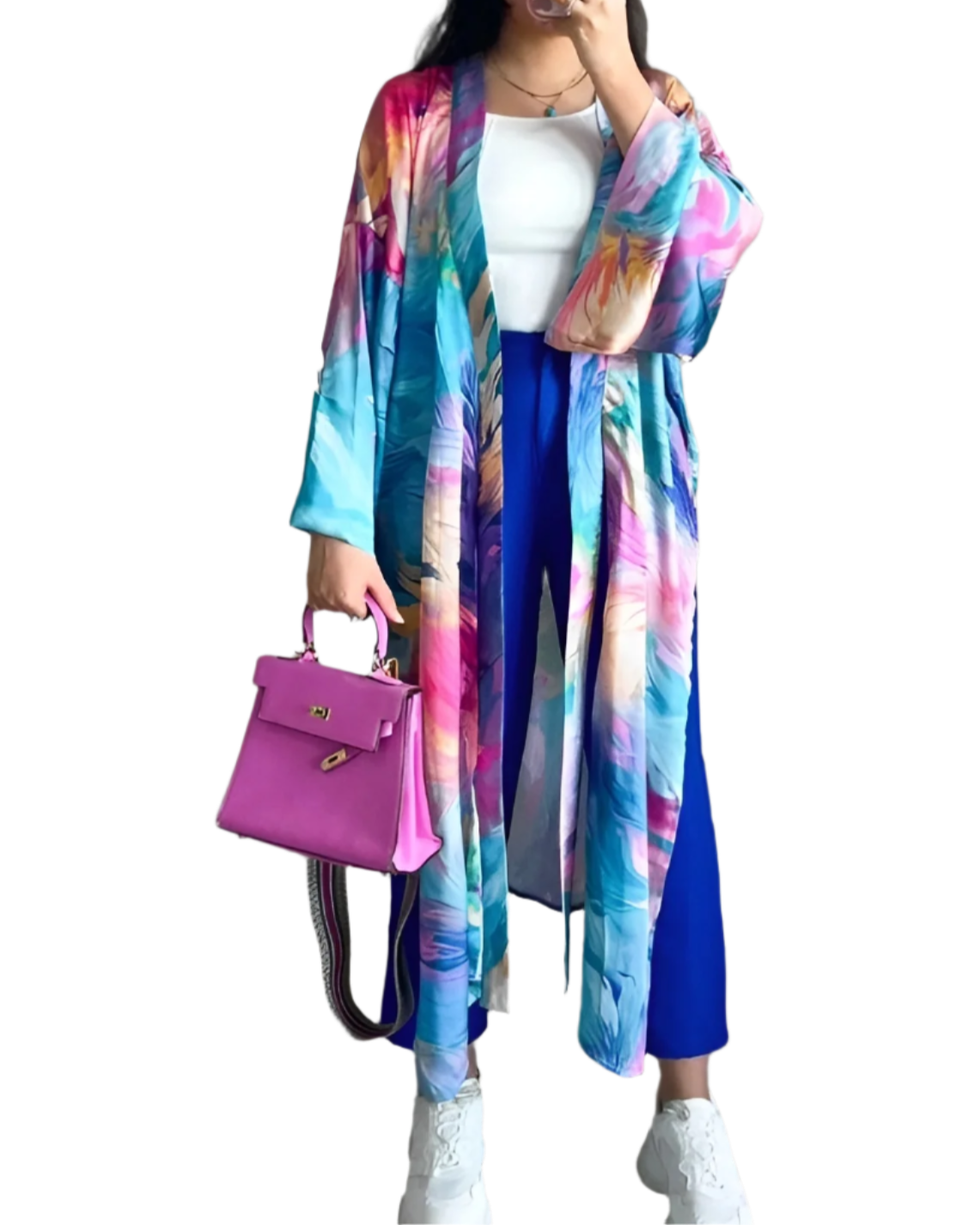 Three-Piece Set – Kimono, Trousers & Top