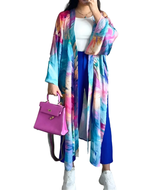 Three-Piece Set – Kimono, Trousers & Top