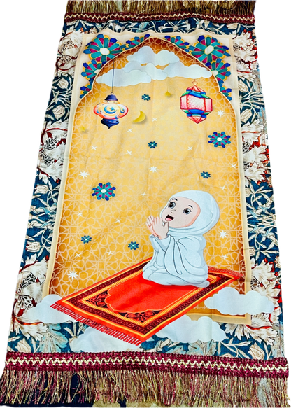 Velvet Children's Prayer Mat 90*45 cm