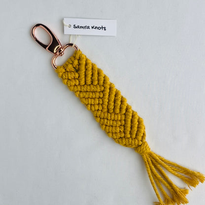 Mermaid Tail Macrame Keychains