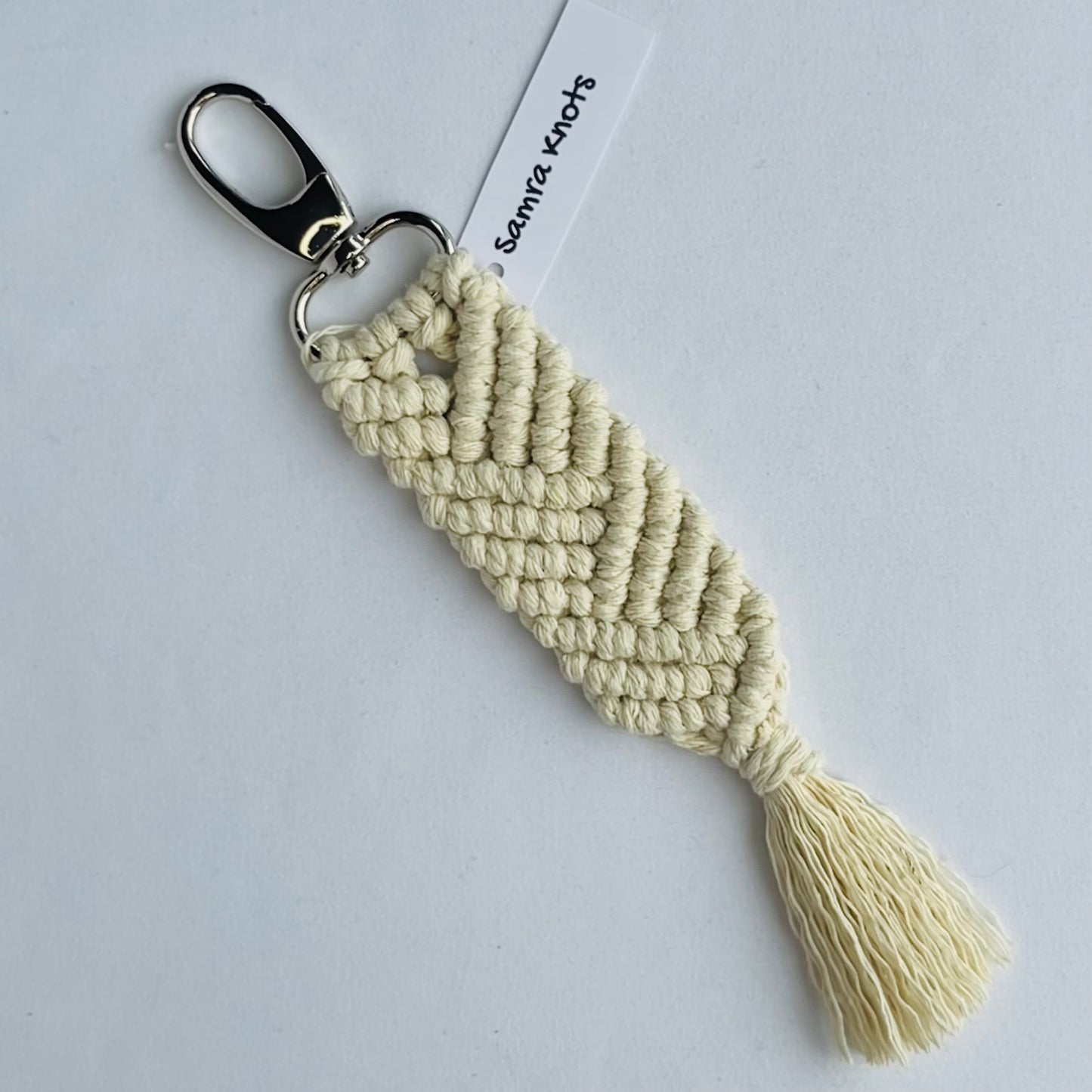 Mermaid Tail Macrame Keychains