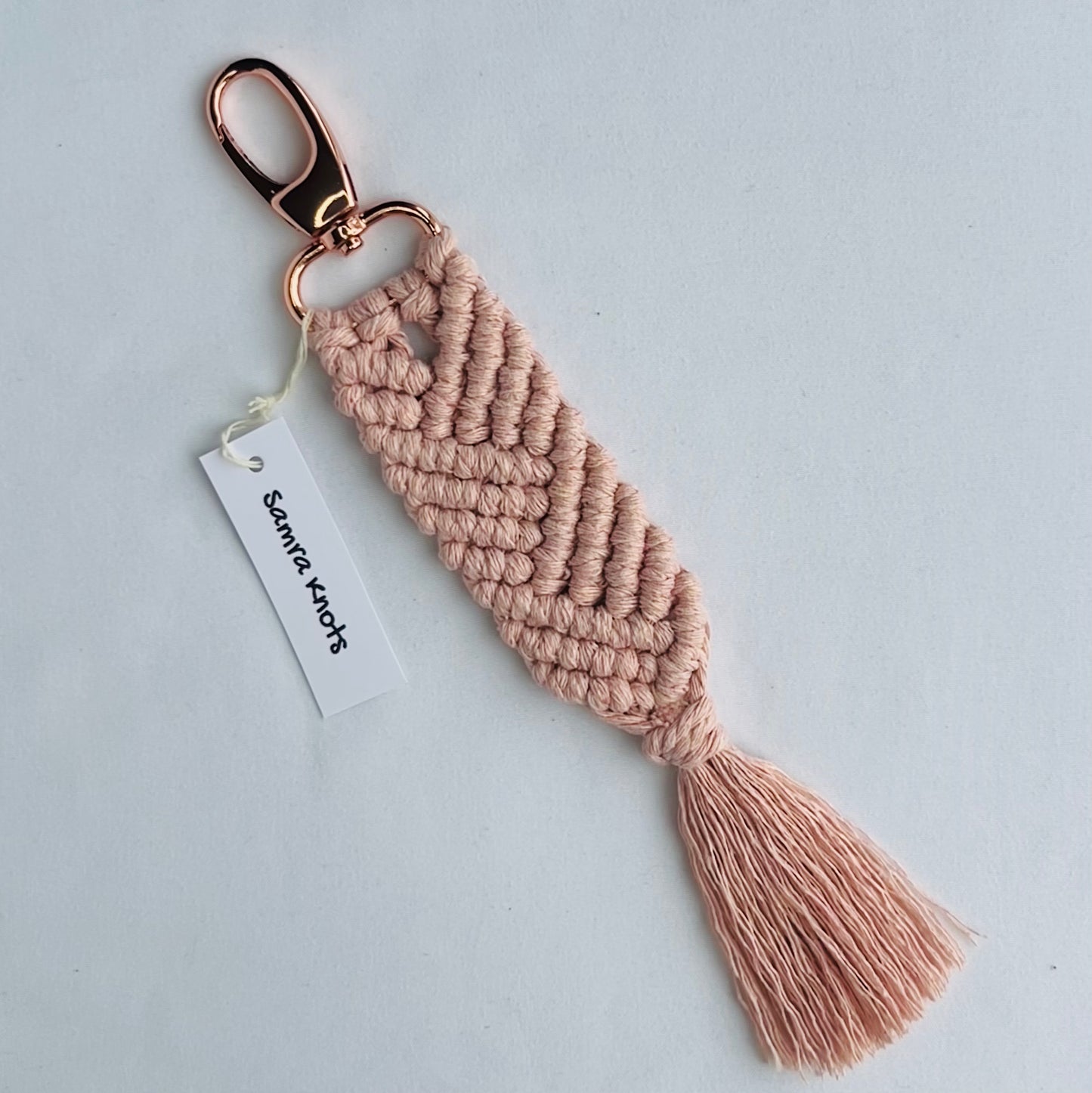 Mermaid Tail Macrame Keychains