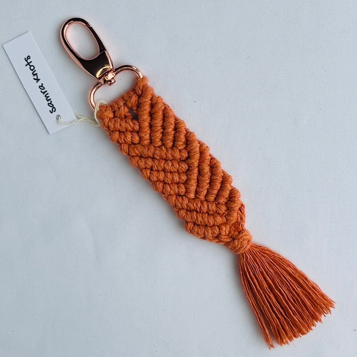 Mermaid Tail Macrame Keychains