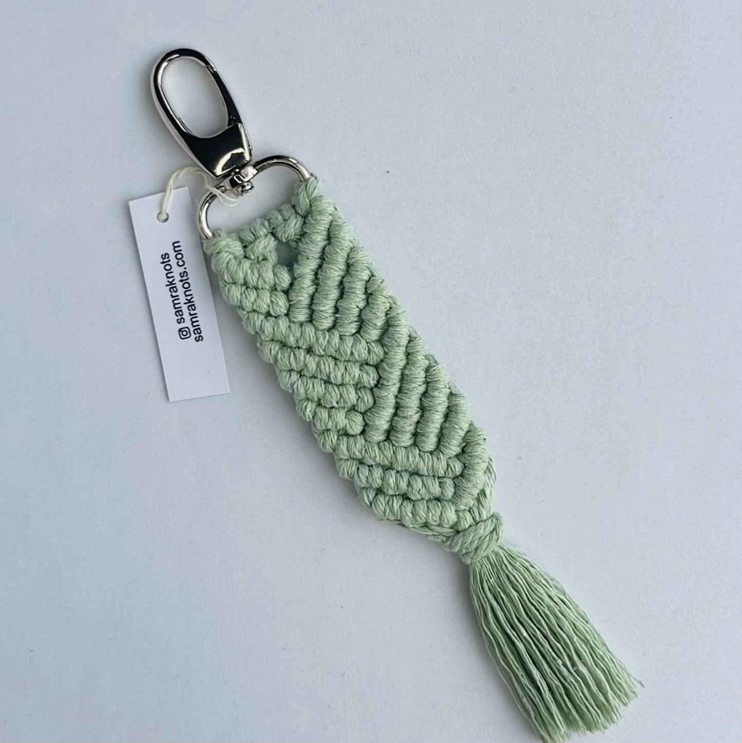 Mermaid Tail Macrame Keychains