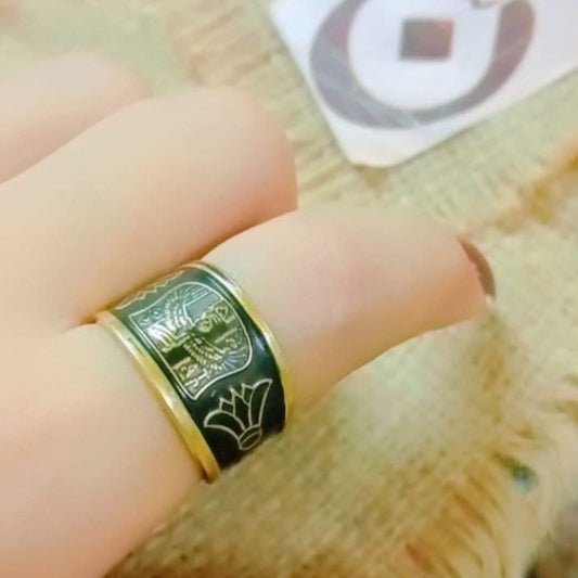 Egyptian Winged Goddess Ring