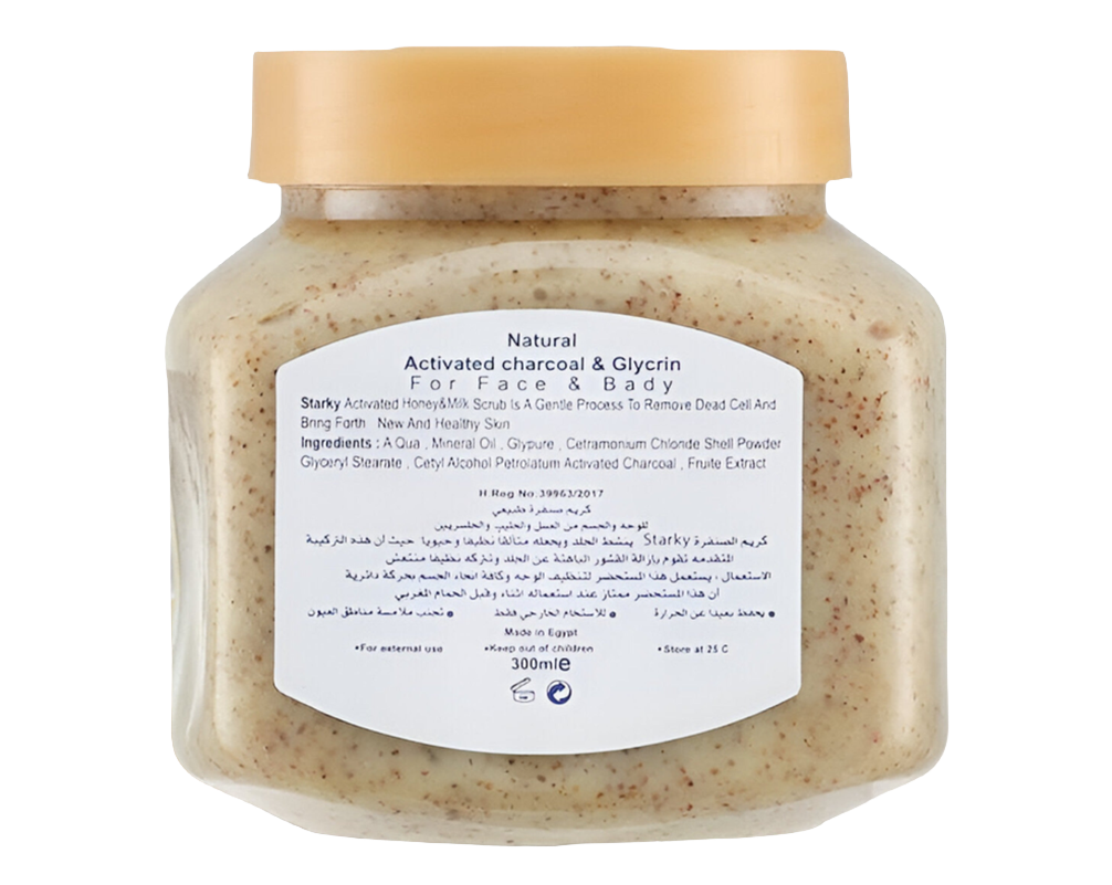 Face And Body Scrub With Honey And Milk - 300 ml